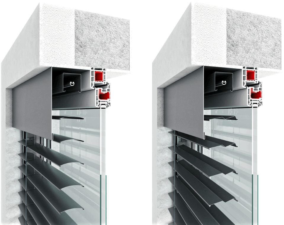 Żaluzja fasadowa – skrzynka ZF3000-BX